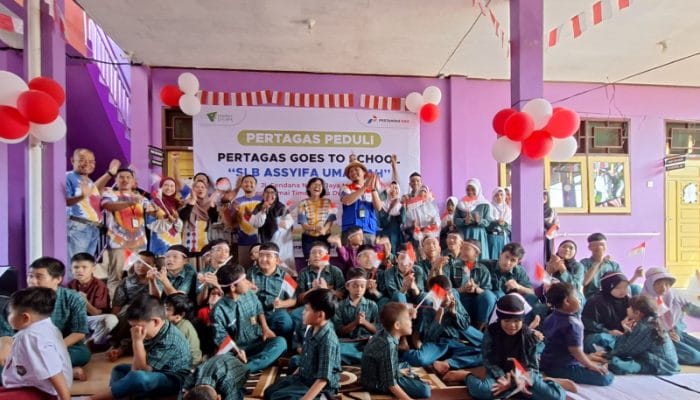 Pertagas Rayakan HUT RI ke-80 Bersama Anak Berkebutuhan Khusus di SLB Asyifa Dumai