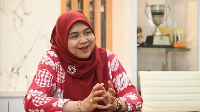 Ketua Dharma Wanita Persatuan Kemkomdigi Ilma Nugrahani Ismail. Foto: Ardi W/Komdigi