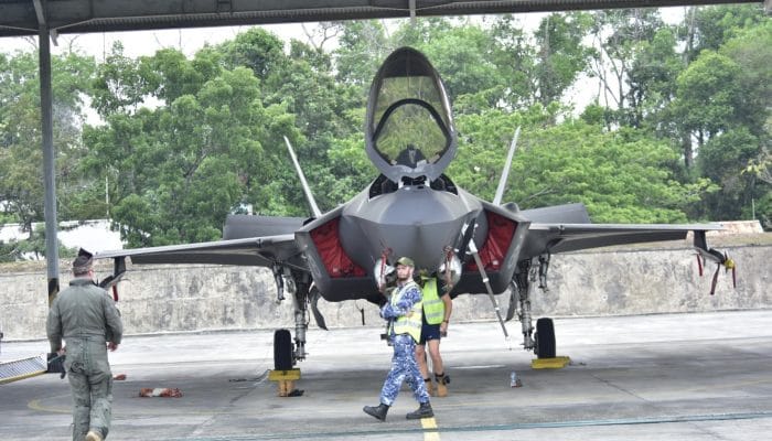Pesawat Tempur F-35 Australia Mendarat di Pekanbaru, Siap Ikut Latihan Elang Ausindo 2025