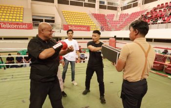 Wakil Bupati Siak Syamsurizal Buka Event Bedal Combat Sport. Foto : Siakkab