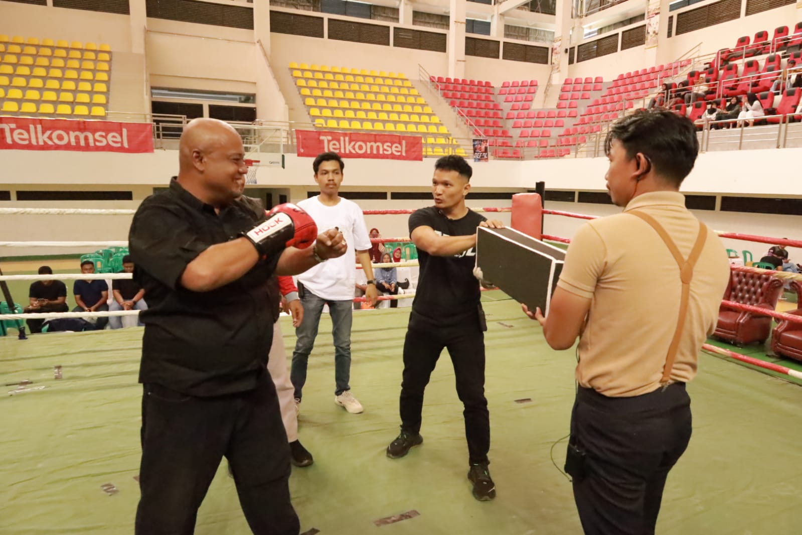 Wakil Bupati Siak Syamsurizal Buka Event Bedal Combat Sport. Foto : Siakkab