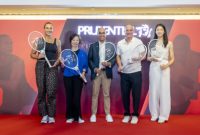 Prudential NextGen Aces featured Exclusive On-Court Session and Panel Series with tennis icons Andre Agassi and Aryna Sabalenka