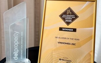 Vinhomes honored as "Developer of the Year Southeast Asia 2025" at the Dot Property Southeast Asia Awards 2025 8 713904 VIC jpg 400x0