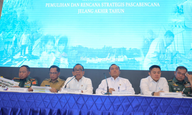 Menko PMK: Sumatra Mulai Pulih, Lebih dari Separuh Daerah Terdampak Masuk Fase Transisi