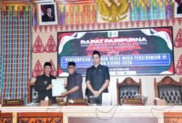 Tampung Aspirasi Masyarakat, Wabup Bagus Santoso Terima Laporan Hasil Reses Anggota DPRD Bengkalis