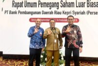 Perkuat Sinergi Ekonomi Daerah, Pemkab Bengkalis Hadiri RUPSLB BRK Syariah