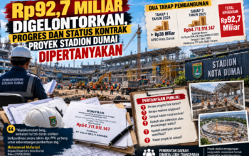 Ilustrasi Pembangunan Stadion Dumai Tahap II