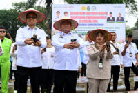 Peluncuran Kampus Mandiri Pangan, Pj Sekdaprov Sumut Dorong Perguruan Tinggi Jadi Contoh Pemanfaatan Lahan
