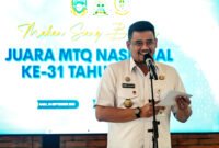 Gubernur Bobby Apresiasi Kafilah Sumut Tembus Lima Besar MTQ Nasional