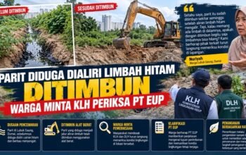 Parit Diduga Dialiri Limbah Hitam Ditimbun, Warga Minta KLH Periksa PT EUP 3 IMG 9026