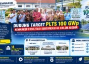 Dukung Target PLTS 100 GWp, Kemnaker Fasilitasi Sertifikasi 60 Calon Asesor