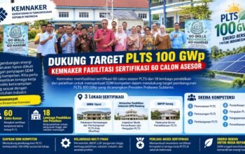 Dukung Target PLTS 100 GWp, Kemnaker Fasilitasi Sertifikasi 60 Calon Asesor 10 IMG 9095